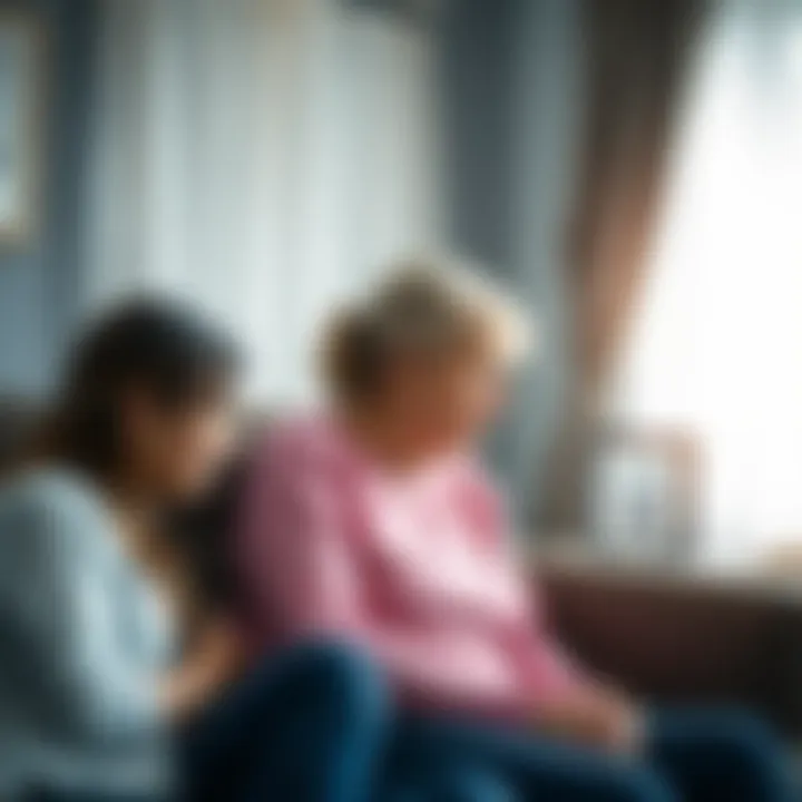 Emotional and Social Impacts of POF An artistic representation showing the emotional and social impacts of POF.