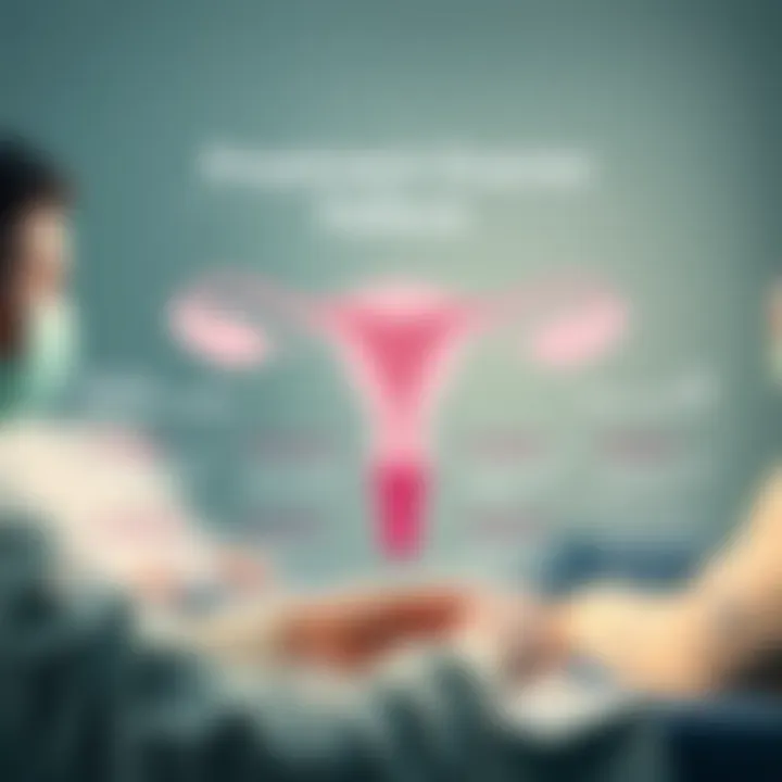 Treatment Options for Premature Ovarian Failure Infographic displaying potential treatment options for POF.