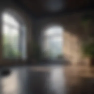 A serene space for mindful breathing Calm environment for breathing exercises