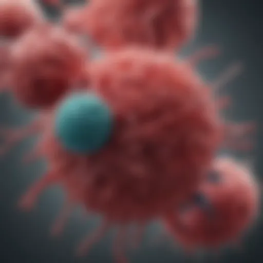 Diagram illustrating various types of lymphoma.