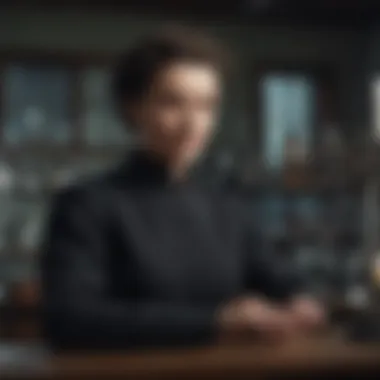 Madame Curie: The Pioneer in Radioactivity Portrait of Madame Curie in her laboratory