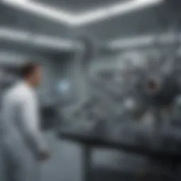 Neuroscience laboratory at the University of Cincinnati showcasing advanced equipment and research.