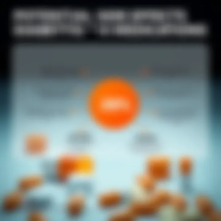 Infographic highlighting potential side effects associated with diabetes medications.