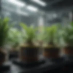 Illustration showcasing the components of a plant culture medium