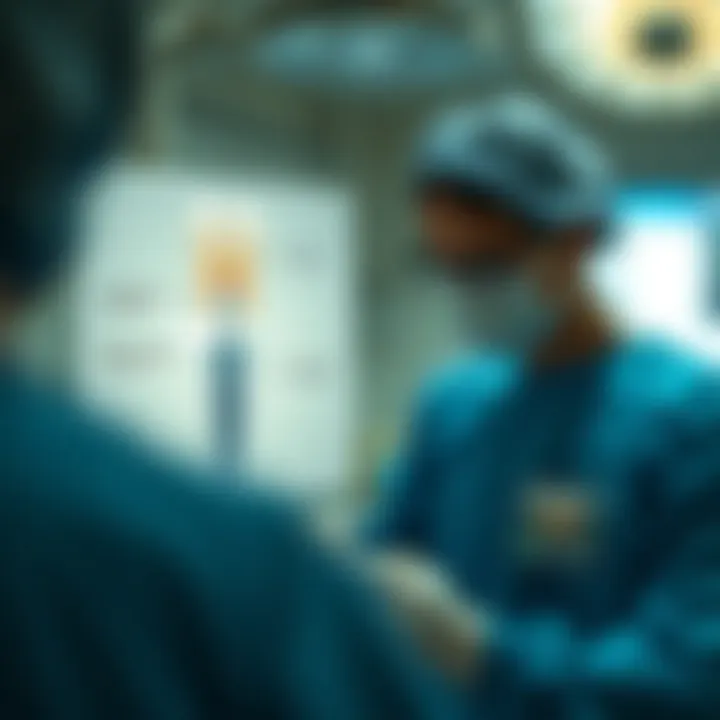 Diagram illustrating pre-operative evaluation