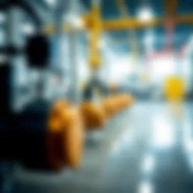 Diversity of Pressure Sensing Devices Showcase of various types of pressure sensing devices in an industrial setting