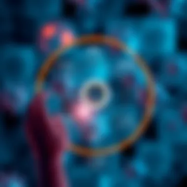 Diagram showcasing targeted therapies for ROS1 mutation treatment