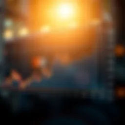 Graph depicting market sentiment trends