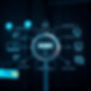 Smart Meter Communication Network Diagram showing smart meter communication network