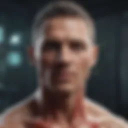 A detailed diagram illustrating the autoimmune response and its interaction with stem cells.