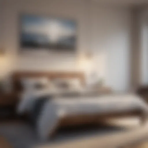 A tranquil bedroom scene promoting restful sleep
