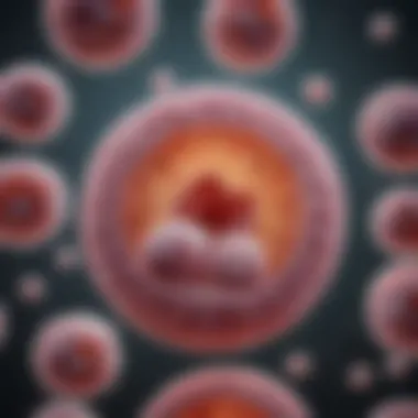 Illustration depicting the structure of Streptococcus pneumoniae bacteria