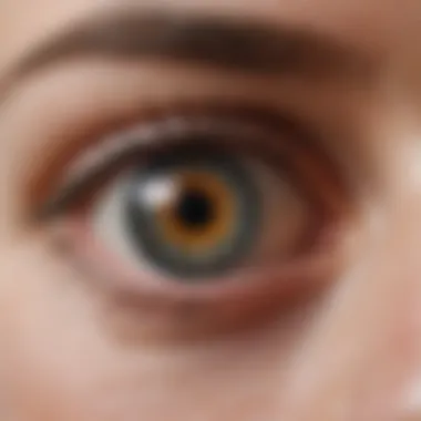 Physiological Effects of Smoking on Eye Health Diagram depicting the physiological effects of smoking on the eye