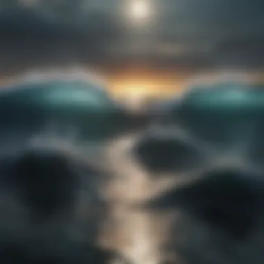 Sound Waves and Their Effects on Marine Life Graphic representation of sound waves in ocean environments