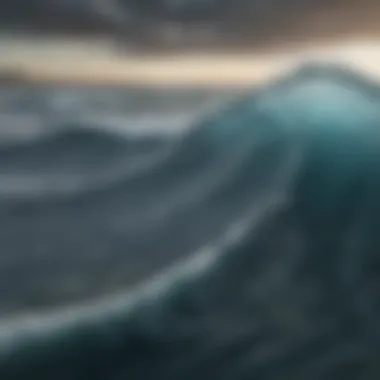 Impact of Climate Change on Ocean Currents Illustration of ocean currents affected by climate change
