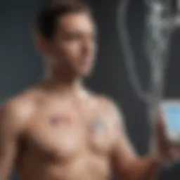 Illustration depicting the interaction between pacemakers and dialysis machines
