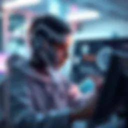 AI analyzing medical data for better diagnostics