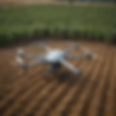 Advanced drone technology used in agriculture