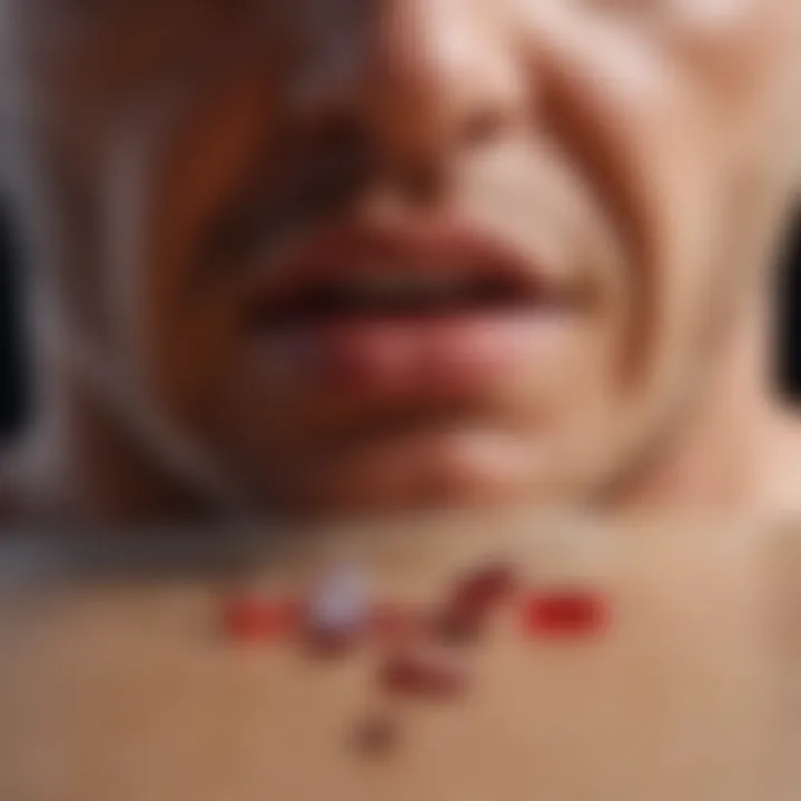 Illustration of potential health risks associated with uncontrolled blood sugar