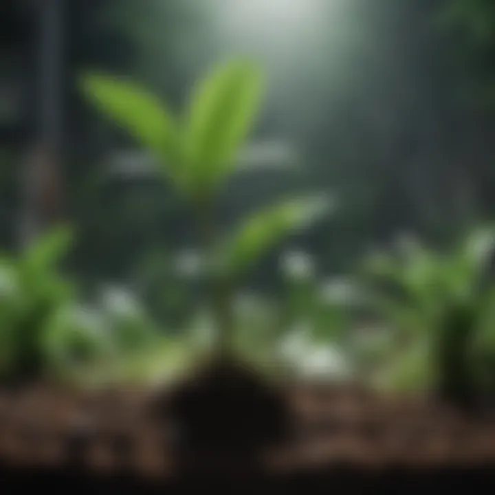 Visual overview of ABA's impact on plant development
