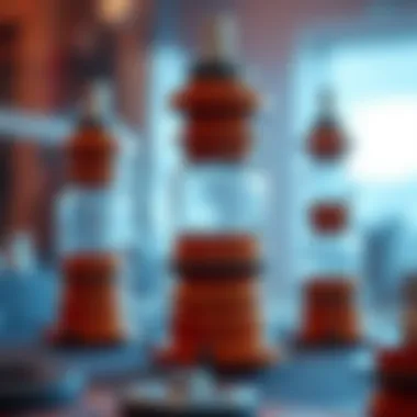 Epoxy Insulators in High-Voltage Applications Epoxy insulators in high-voltage electrical applications showcasing safety features