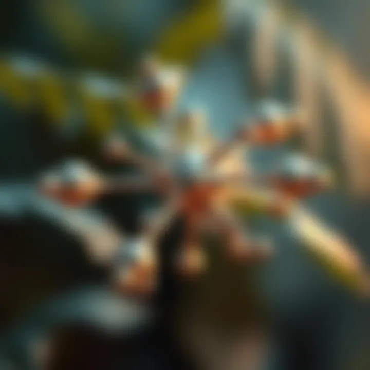 Calcium Molecule Structure in Plants Intricate calcium molecule structure in plants