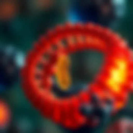 Mitochondrial membrane structure highlighting cardiolipin