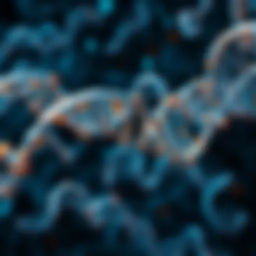 An intricate depiction of genetic evolution pathways