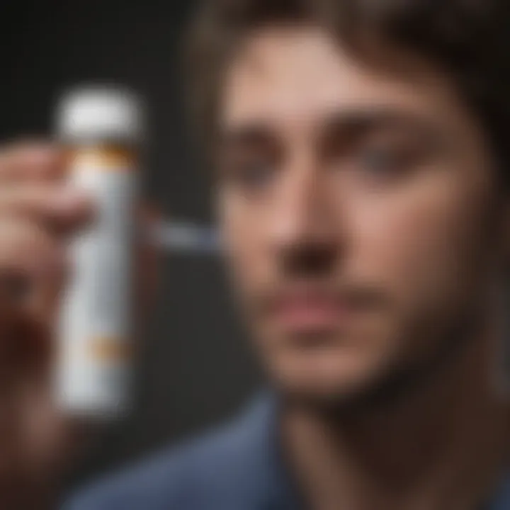 Conceptual diagram illustrating the recovery process with naloxone