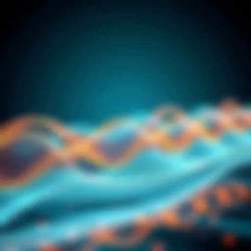 Visualization of ultrasonic sound waves propagating through a medium