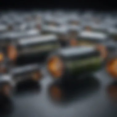 Future Innovations in Battery Technology A futuristic concept of battery technology, envisioning potential advancements and innovations.