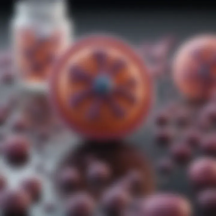 Graphic showcasing the potential therapeutic applications of giant microbes.