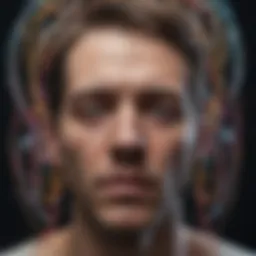 Abstract representation of auditory hallucinations