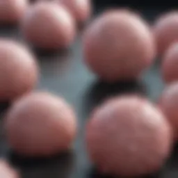 Detailed illustration of various types of breast cancer calcifications