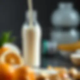 Composition of breastmilk highlighting essential nutrients