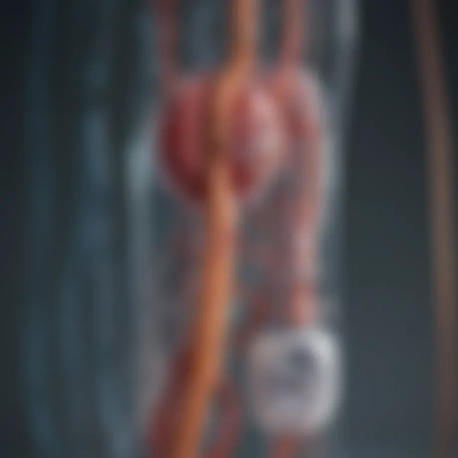 A detailed diagram illustrating the process of dialysis