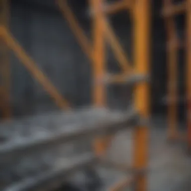 Advanced Technology of Electric Scaffolds Close-up of electric scaffold technology