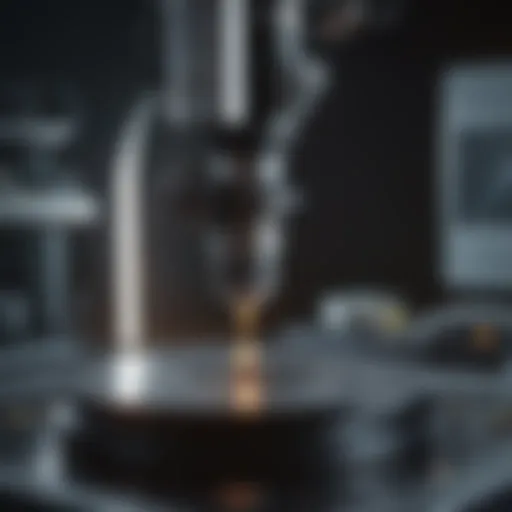 Sophisticated ellipsometer setup in a laboratory environment