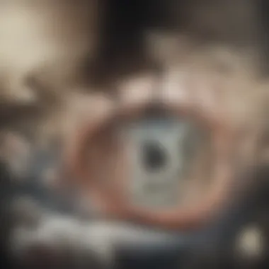 Eye Anatomy: Focus on Cornea Illustration of eye anatomy focusing on cornea