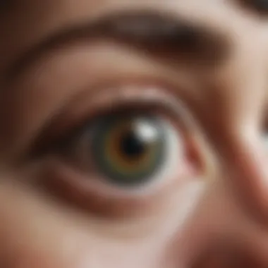 Diagram showcasing various types of nystagmus.