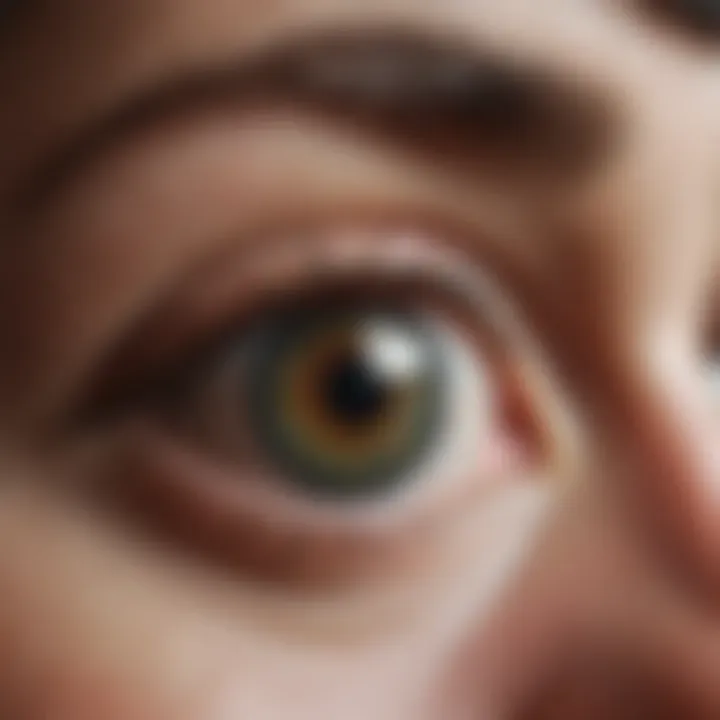 Diagram showcasing various types of nystagmus.