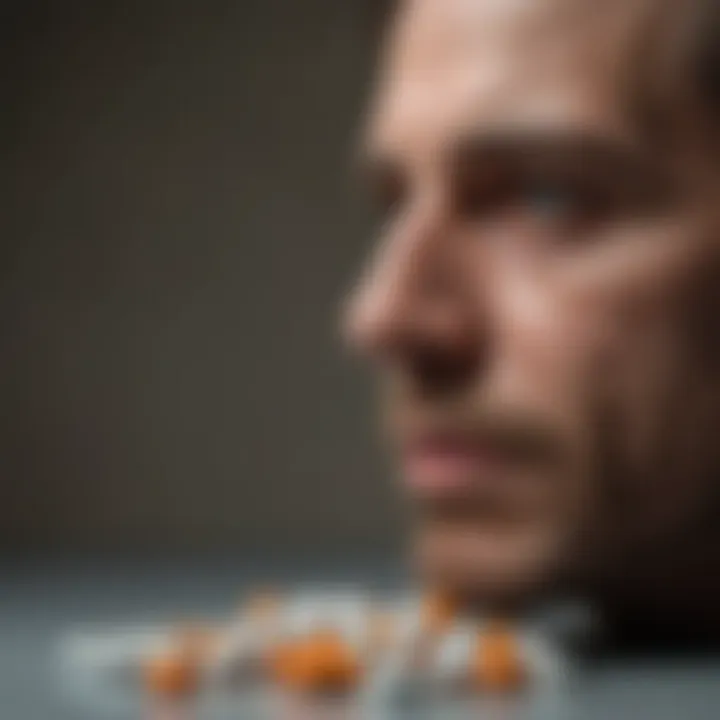 Visual representation of the societal impact of opioid addiction