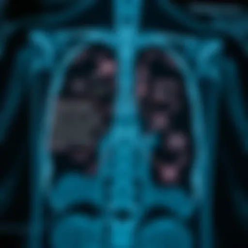 Diagram illustrating the anatomy of a radiological report