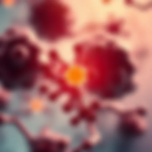 Illustration of neurotransmitter interaction