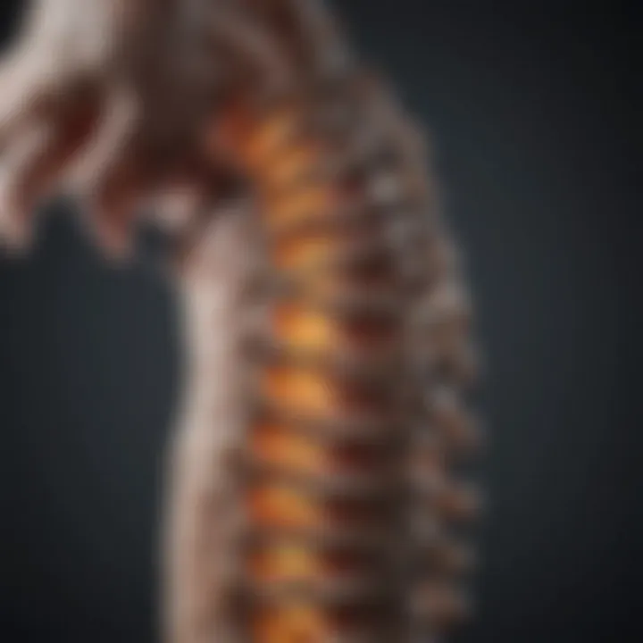 Visual representation of chronic spine conditions