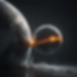 A diagram illustrating the gravitational interactions between Earth, the Moon, and the Sun that create tidal forces.