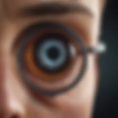 Astigmatism Correction Mechanism Diagram showing astigmatism correction with toric lenses