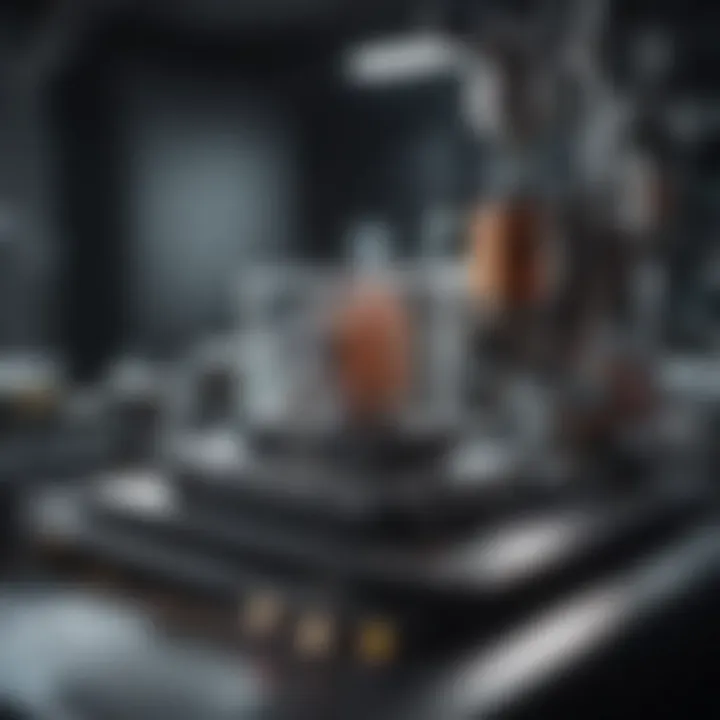 Detailed representation of X-ray photoelectron spectroscopy setup
