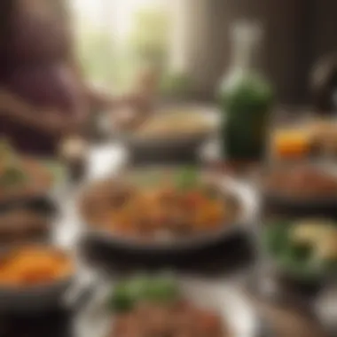 Nutrient-rich vegetarian meal for expectant mothers Nutrient-rich vegetarian meal for expectant mothers