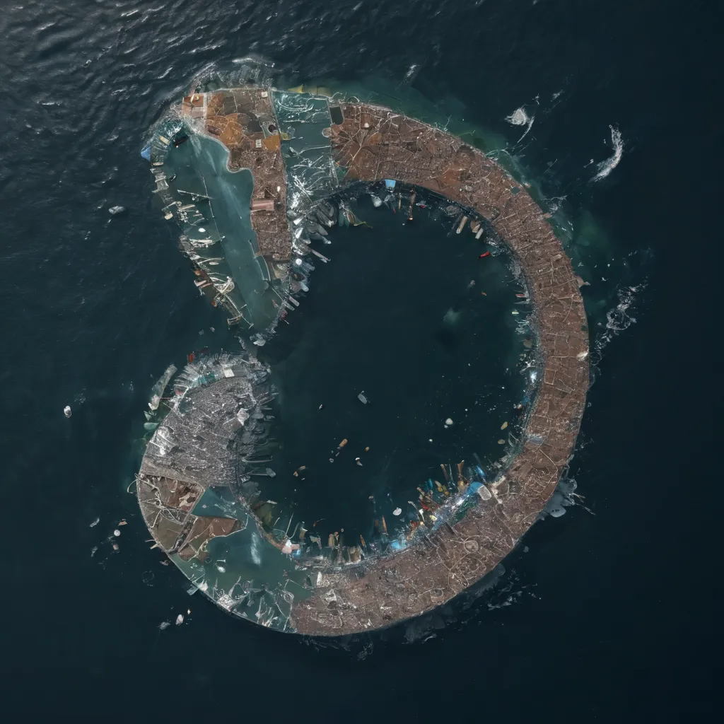 The Great Pacific Garbage Patch A Satellite Perspective